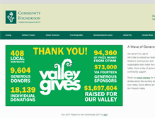 Tablet Screenshot of communityfoundation.org