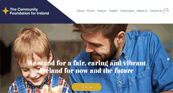Desktop Screenshot of communityfoundation.ie