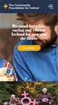 Mobile Screenshot of communityfoundation.ie