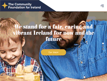 Tablet Screenshot of communityfoundation.ie